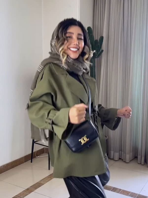 بارانی کوتاه دخترانه مدل رزالین