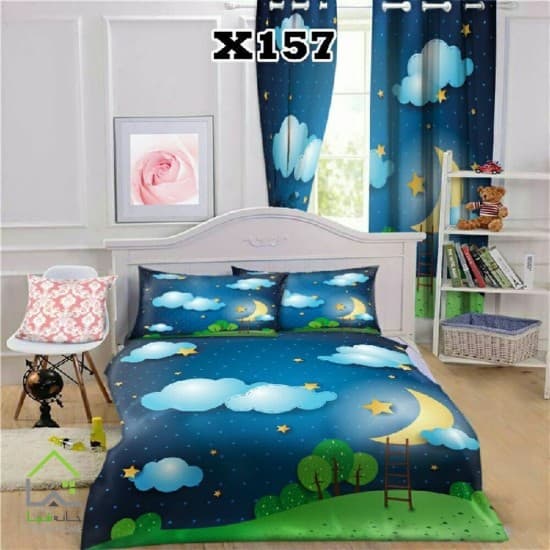 ست روتختی و پرده کودکانه