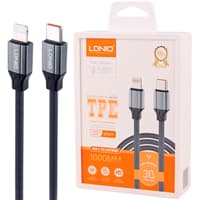 کابل شارژ تایپ سی به لایتنینگ الدینیو مدل LDNIO LC441i