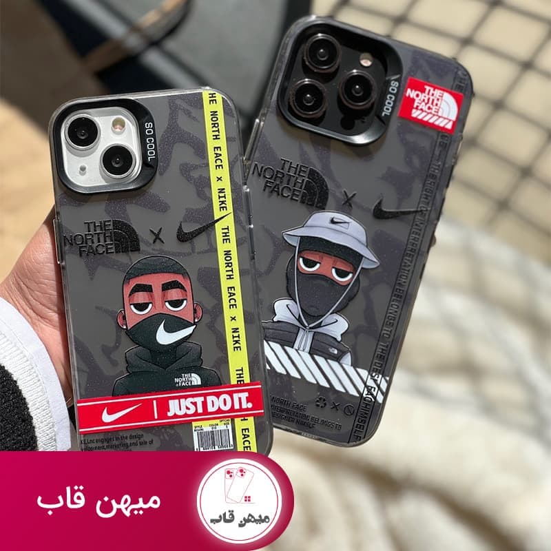 قاب گوشی آیفون Nike - The North Face - کد (۱۹۰۹۶)
