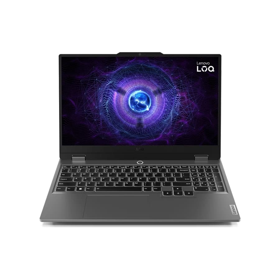 لپ تاپ لنوو LOQ نمایشگر ۱۵٫۶ اینچی، پردازنده Core i5-12450HX، گرافیک ۶ گیگابایت RTX 3050، رم ۱۲ گیگابایت، حافظه ۵۱۲ گیگابایت SSD