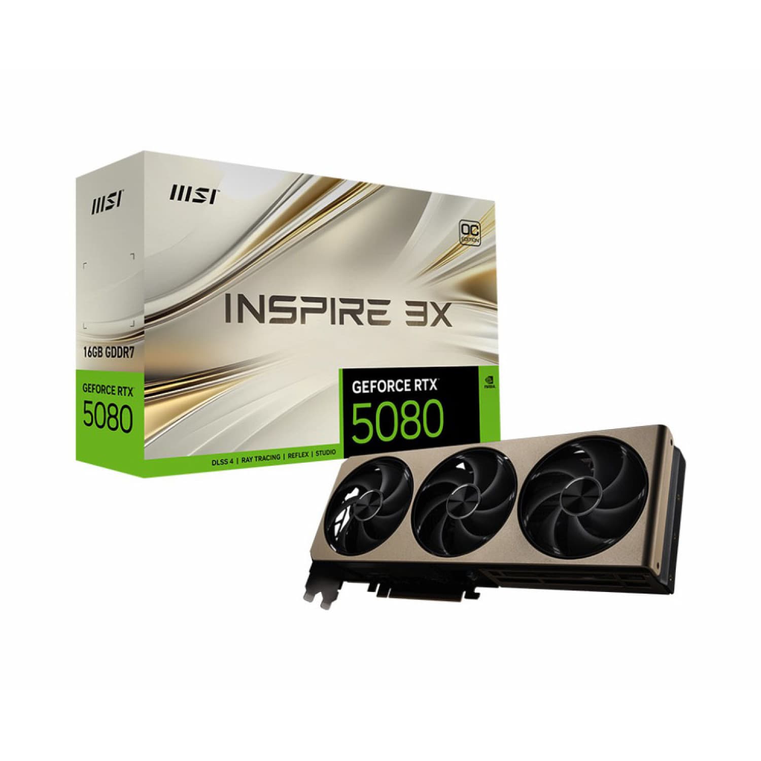 کارت گرافیک MSI RTX 5080 16G Inspire 3X OC