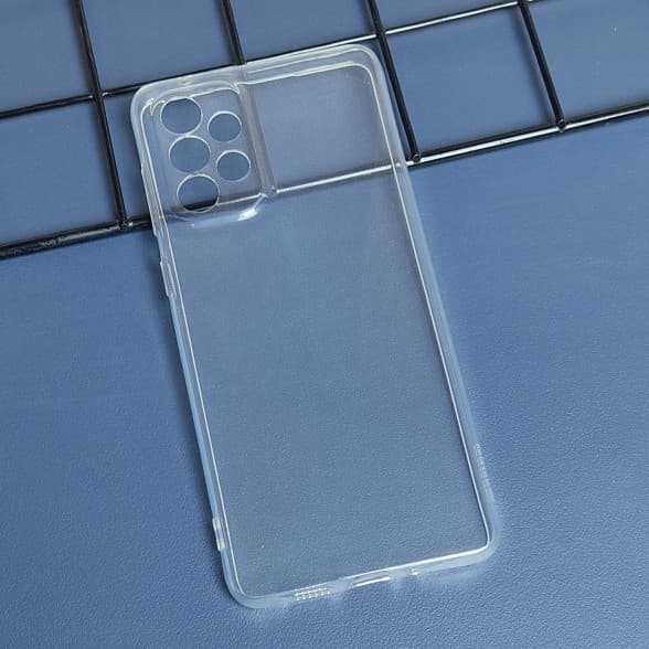 قاب ژله ای شفاف محافظ لنز دار Samsung A73