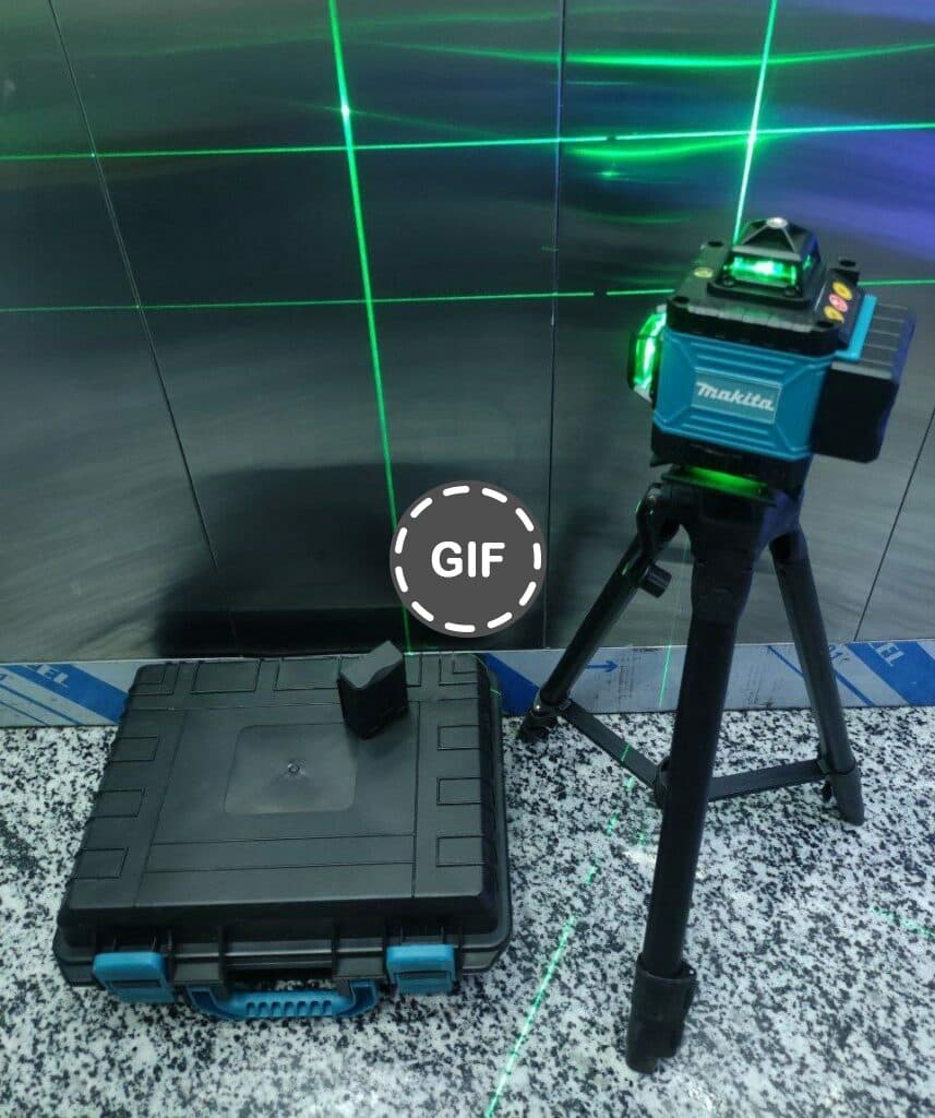 تراز لیزری 4 خط نور سبز شارژی طرح ماکیتا