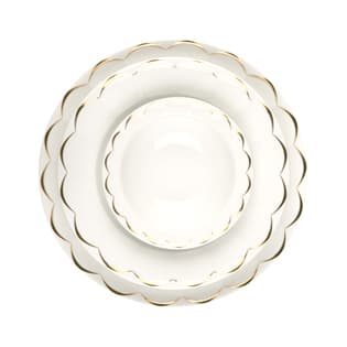 سرویس چینی 29 پارچه غذاخوری نارسیس طلایی