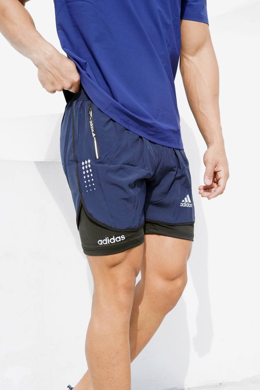 شلوارک مردانه ورزشی کشاله دار آدیداس میکروآیس کد ۹۰۳۹