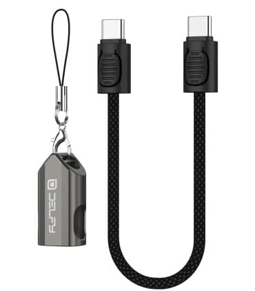 جاسوییچی کابلی دلفی مدل Delfy USB-C to USB-C Keychain