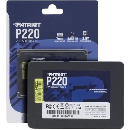 اس اس دی 512 گیگابایت 2.5 اینچ SATA پاتریوت مدل P220
