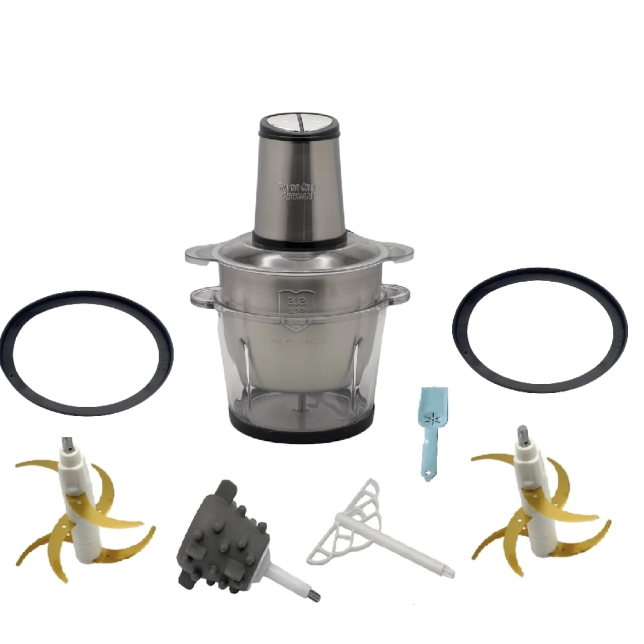 خردکن دو کاسه سیلور کرست مدل SL-2024