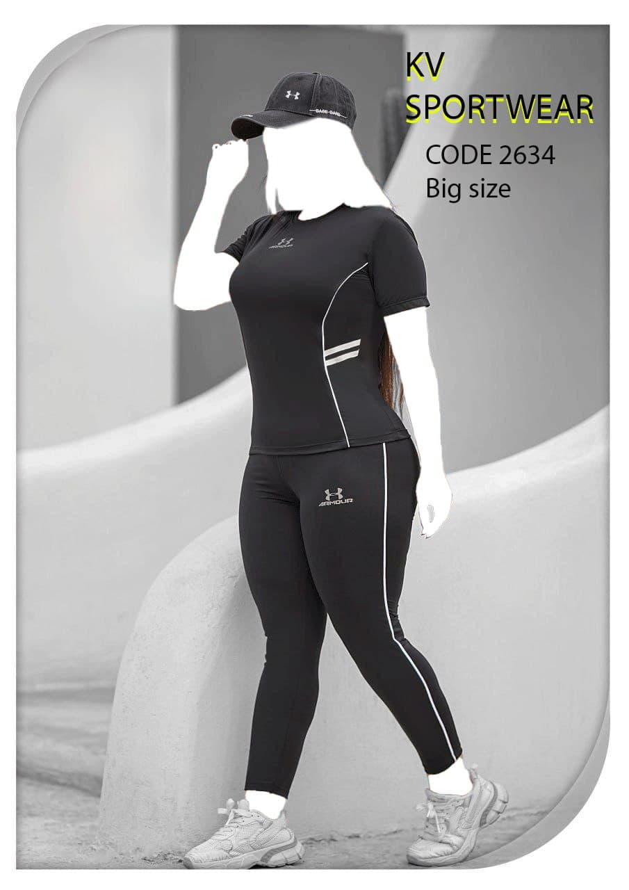 ست تیشرت شلوار سایز بزرگ ورزشی زنانه UNDER ARMOUR کد 0012