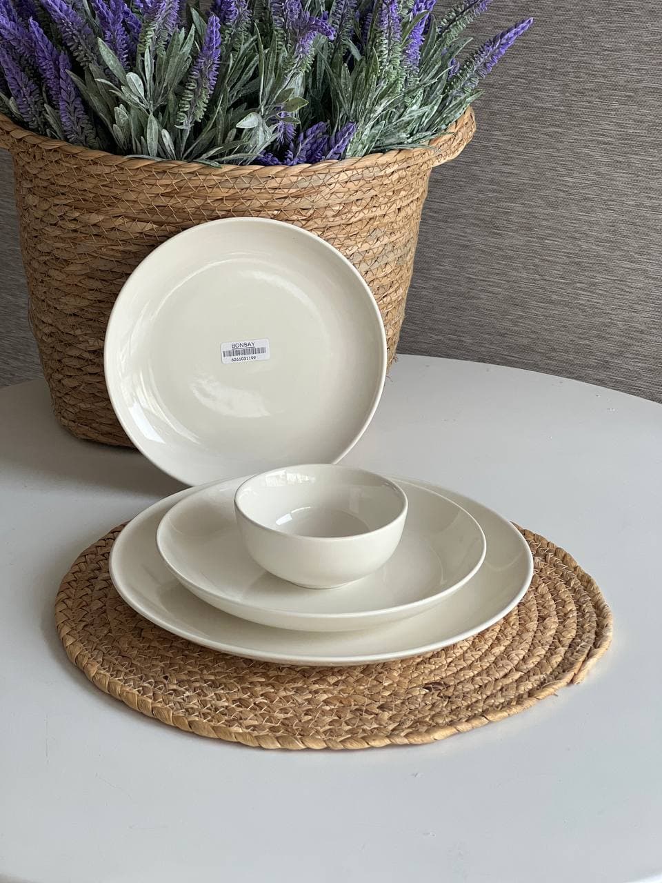 سرویس غذاخوری تک نفره طرح ایکیا – رنگ صدفی