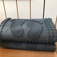 حوله پا ۲ عددی ازدیلک خاکستری 50×70