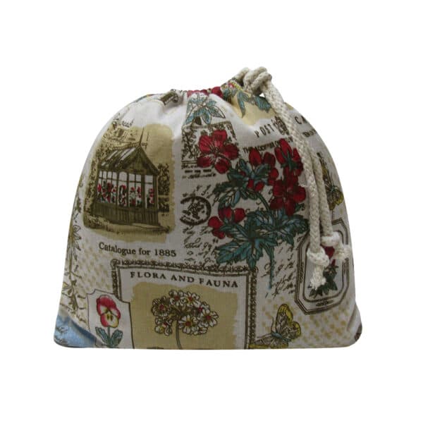 مارین کیسه بند دار طرح گل و پروانه متوسط