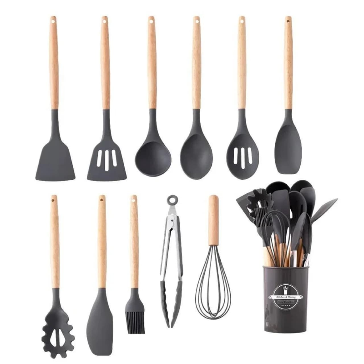 سرویس کفگیر و ملاقه 12 پارچه کیچن اند داینیگ