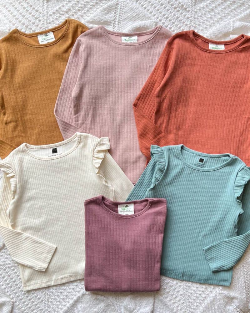 بلوز کبریتی دخترانه topolino , h&m