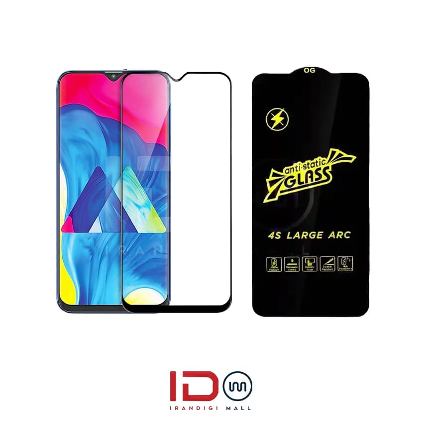 گلس شیشه ای فول گوشی سامسونگ مدل Samsung Galaxy M10s برند آنتی استاتیک