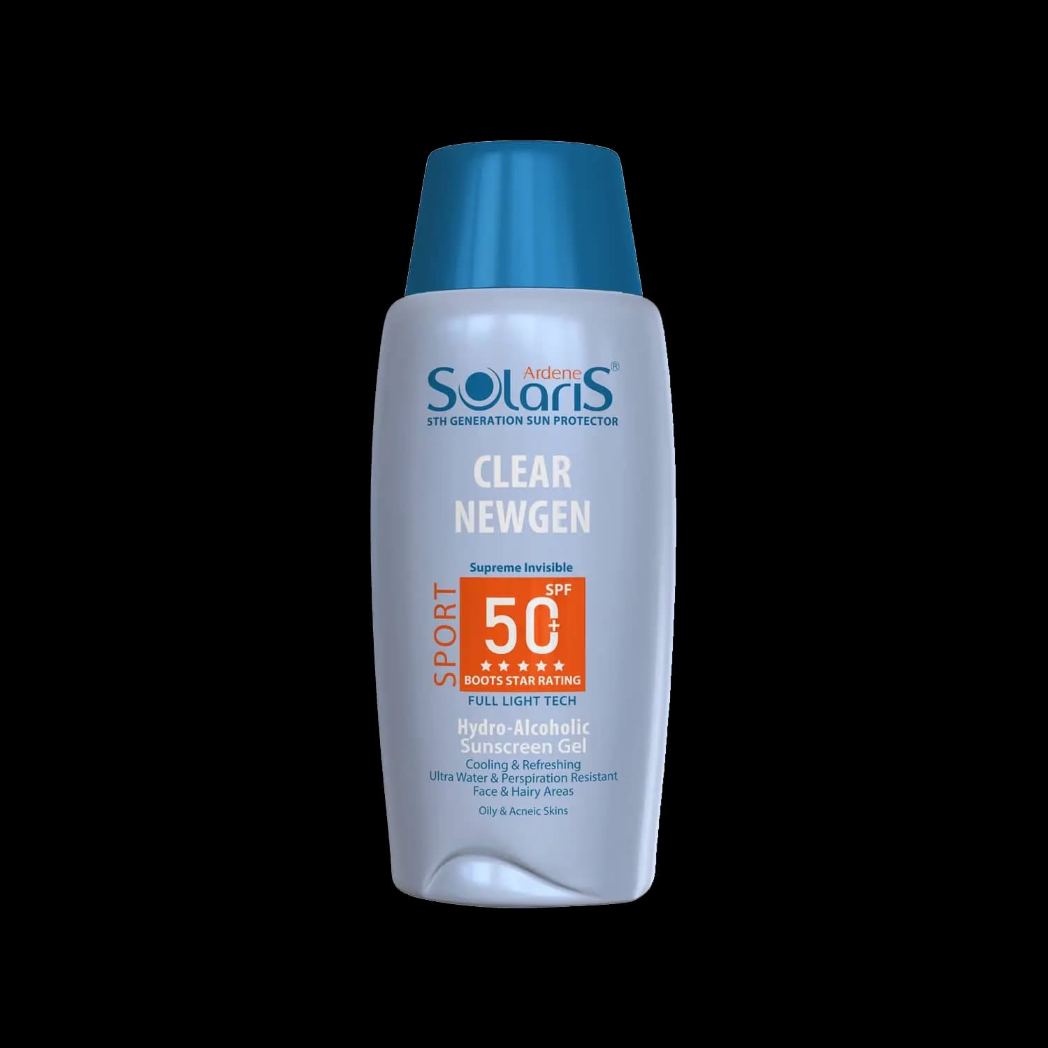 ژل ضد آفتاب هیدرو الکلی SPF 50 مناسب پوست های چرب و جوشدار 100 میل آردن سولاریس – کلییر نیوژن