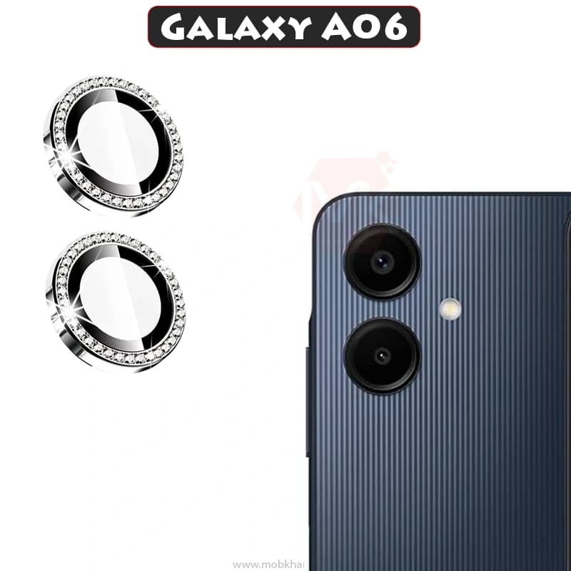 محافظ لنز نگین دار سامسونگ Diamond Glass Ring Lens | Galaxy A06
