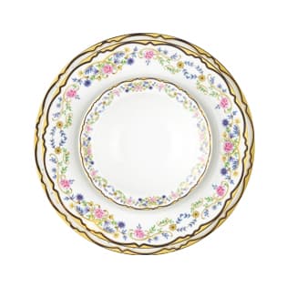 سرویس چینی زرین 6 نفره غذاخوری گلستان (28 پارچه)