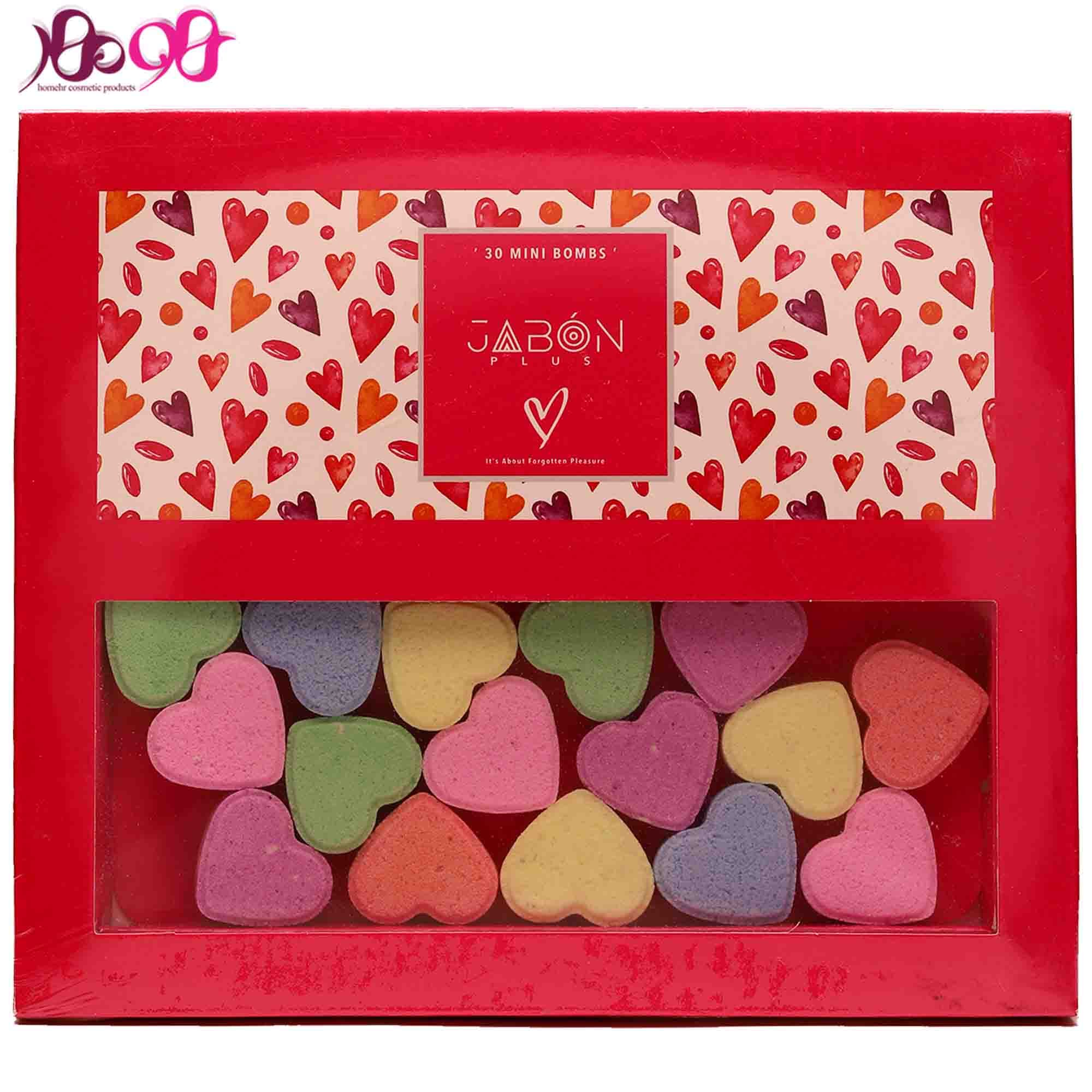 کوکتل پدیکور ژبن پلاس (جابون) مدل قلبی 30 عددی JABON