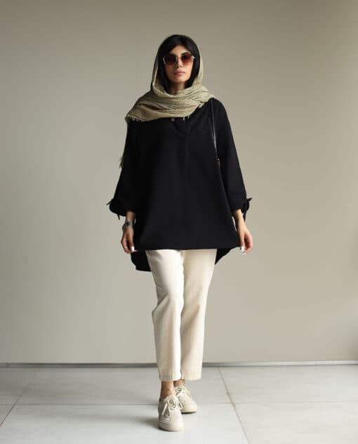 شومیز آستین گره گلین C.6604