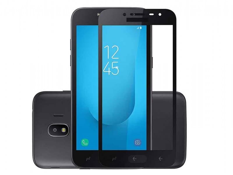 گلس فول سامسونگ J4 مشکی