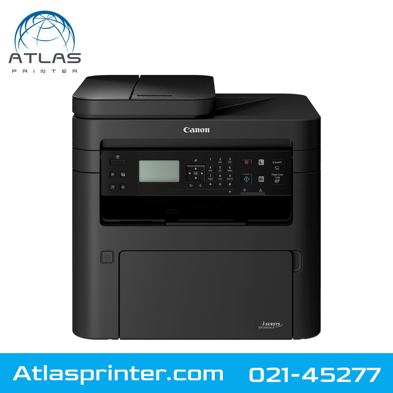 پرینتر سیاه و سفید 3 کاره لیزری کانن مدل i-SENSYS MF264dw