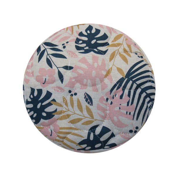 سیلوانا دم کنی طرح برگ های رنگی صورتی-سرمه ای کوچک