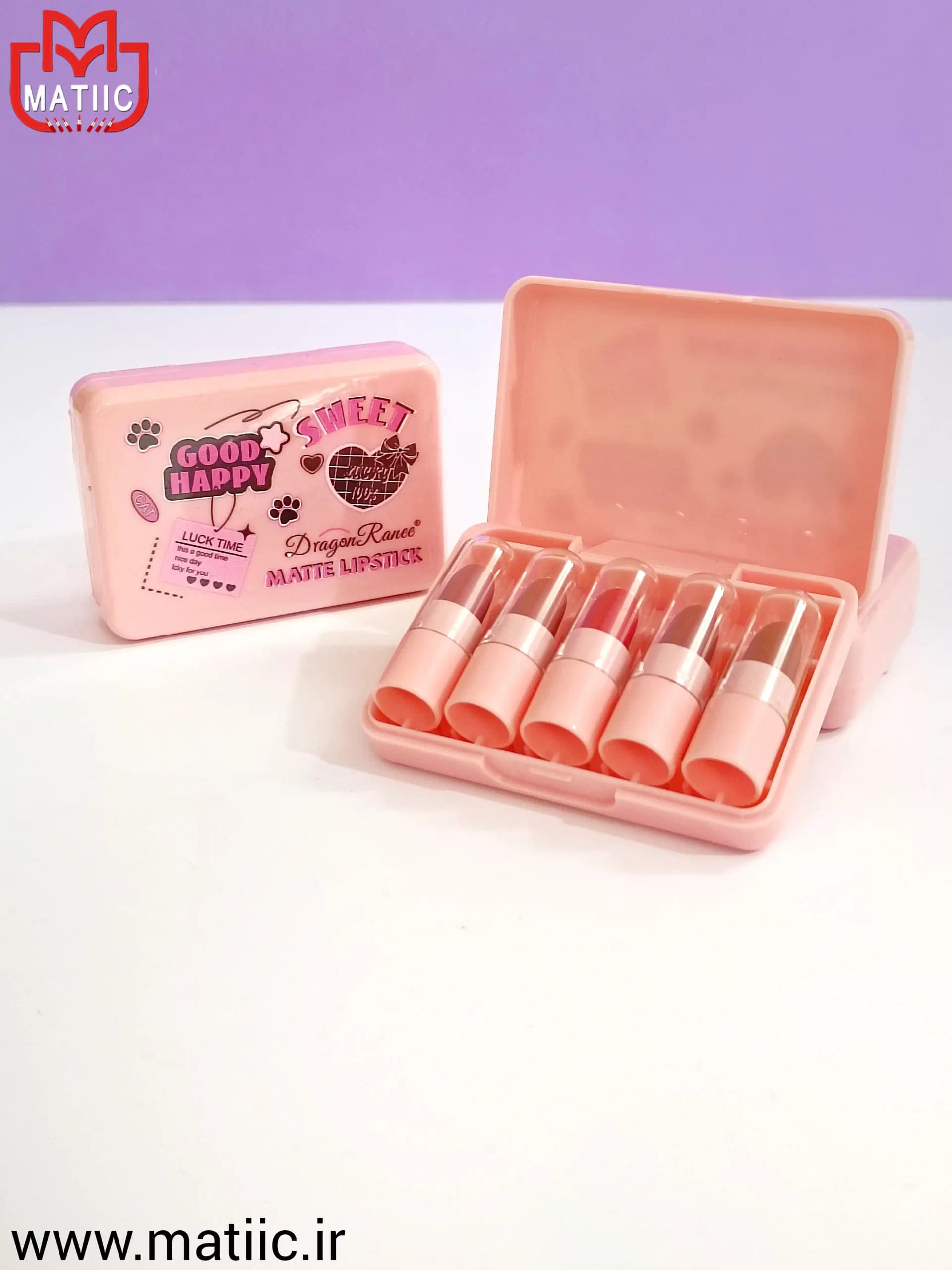 پک رژلب 5 عددی دراگون