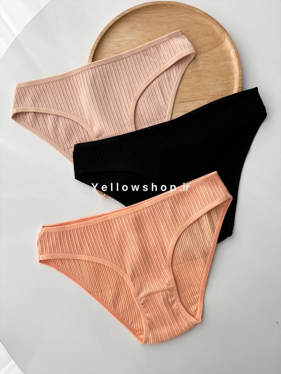 شورت اسلیپ سوزنی زنانه کوزا KOZA پک سه تایی کد 21119