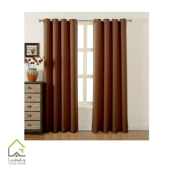 پرده کتان نازلی 140*280