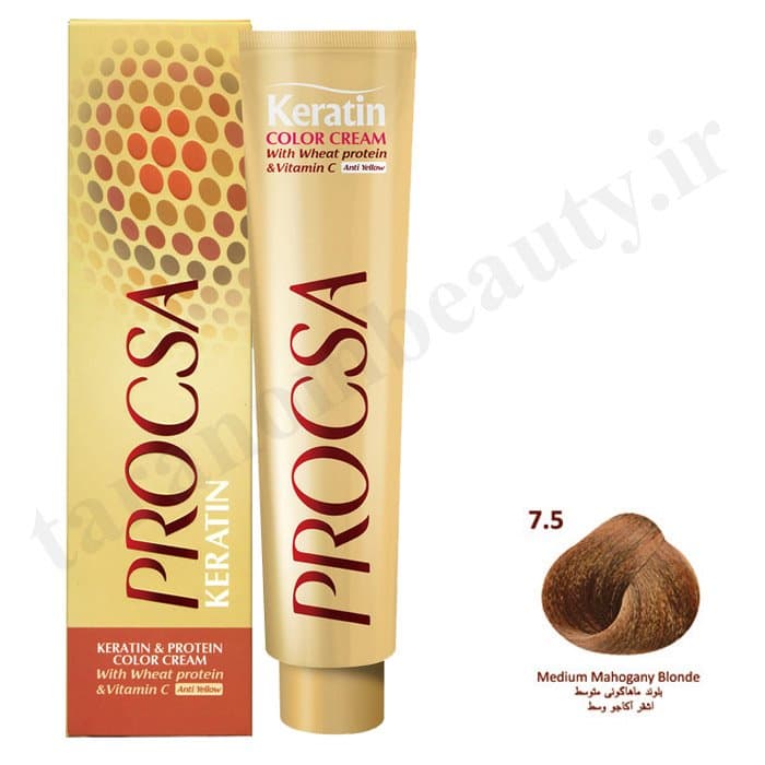 رنگ مو پروکسا بلوند ماهاگونی متوسط 7.5