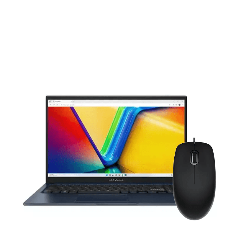 لپ تاپ ۱۵.۶ اینچی ایسوس Vivobook F1504VA i3 1315U 12GB 512SSD به همراه ماوس