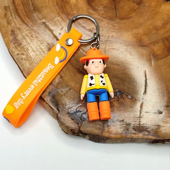 جاکلیدی سیلیکونی وارداتی طرح وودی همراه با بند آویز