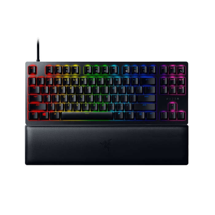 کيبورد گیمینگ ريزر مدل (Purple Switch) RAZER HUNTSMAN V2 TENKEYLESS