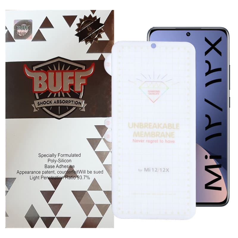 گلس گوشی شیائومی Xiaomi 12 / 12X بوف مدل Hydrogel-G