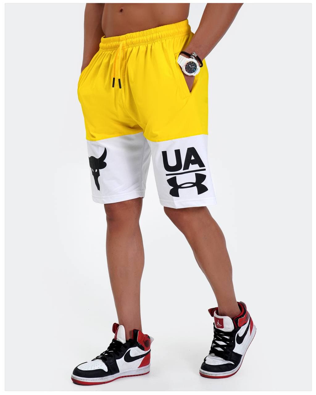 شلوارک بلند ورزشی مردانه UNDER ARMOUR کد 006