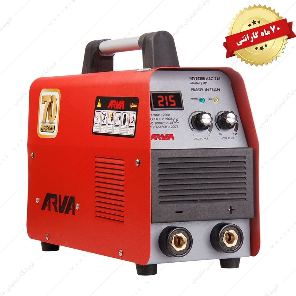 اینورتر جوشکاری 215 آمپر IGBTکد 2101 برند آروا
