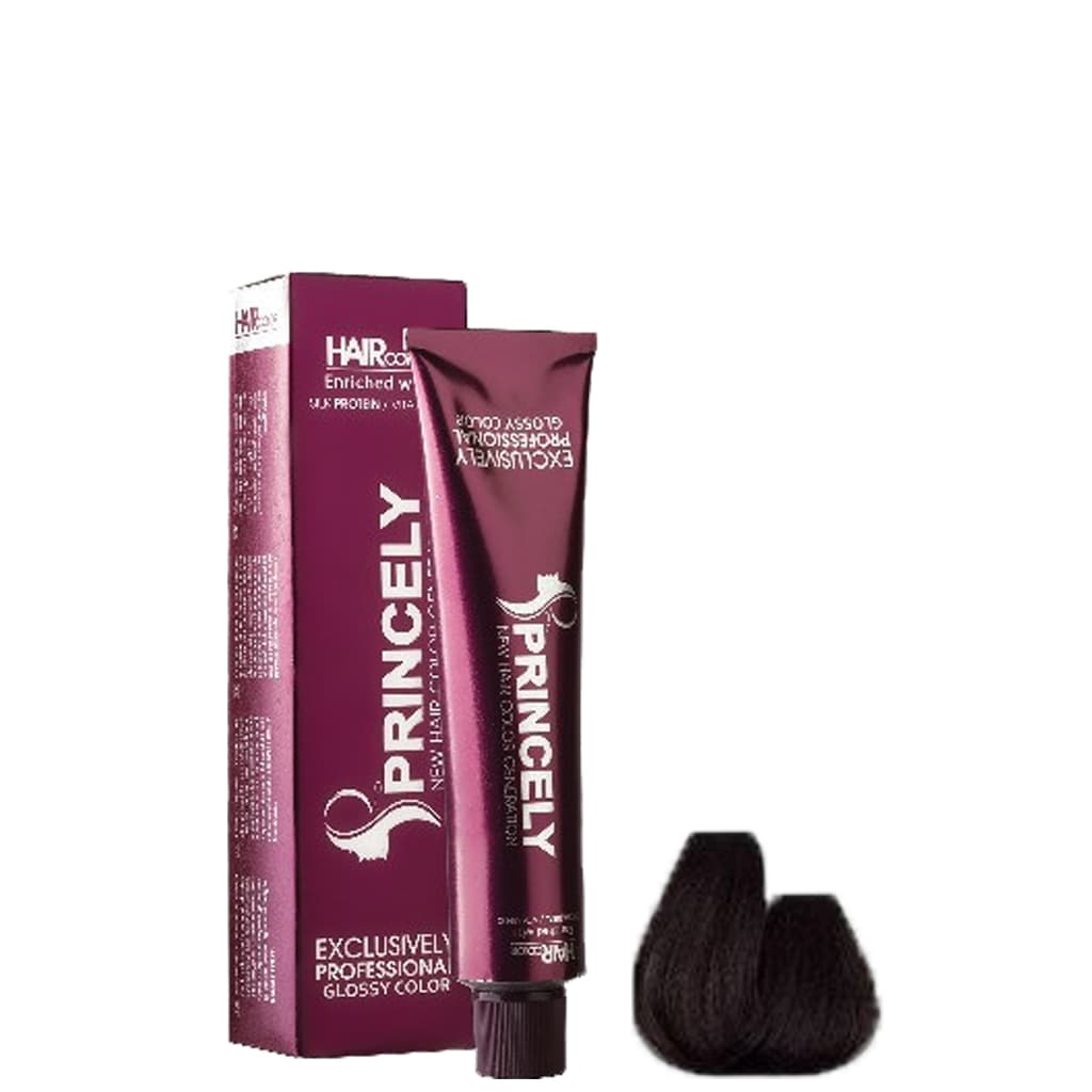 رنگ مو پرنسلی شماره 3.0 قهوه ای تیره حجم 120 میلی لیتر