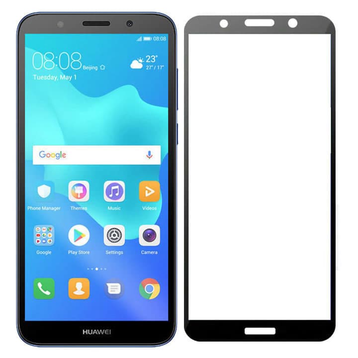 گلس فول هوآوی P Smart /آنر 7s / مشکی