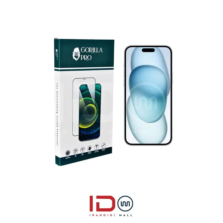 گلس و محافظ هیدروژلی (مات) نمایشگر گوشی اپل مدل iPhone 15
