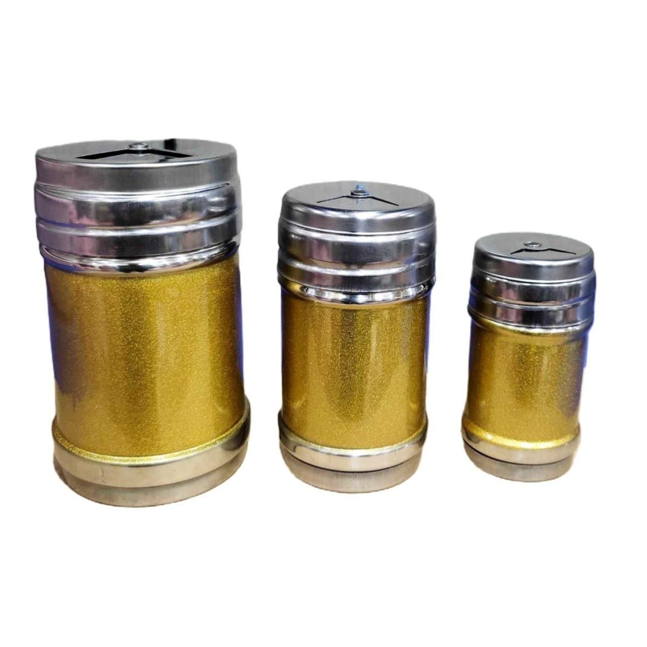 نمکدان سه عددی استیل مدل 21