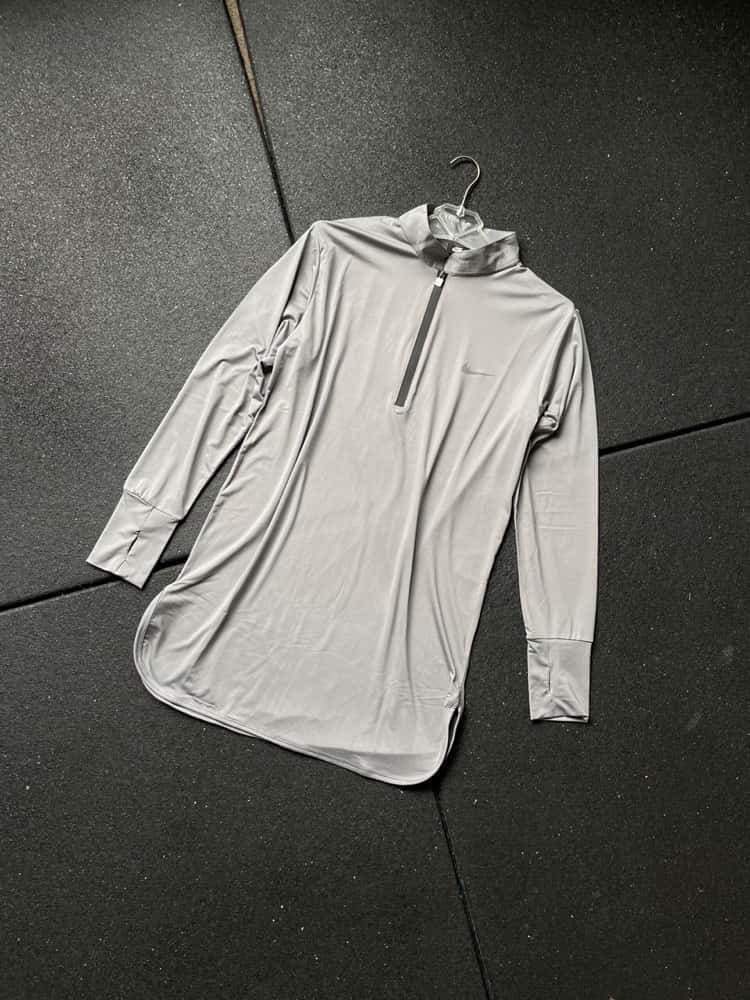 مانتو نیم زیپ نایکی طوسی