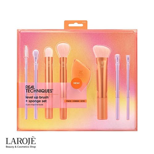 ست براش 8 تایی ریل تکنیک Real Techniques مدل Level Up