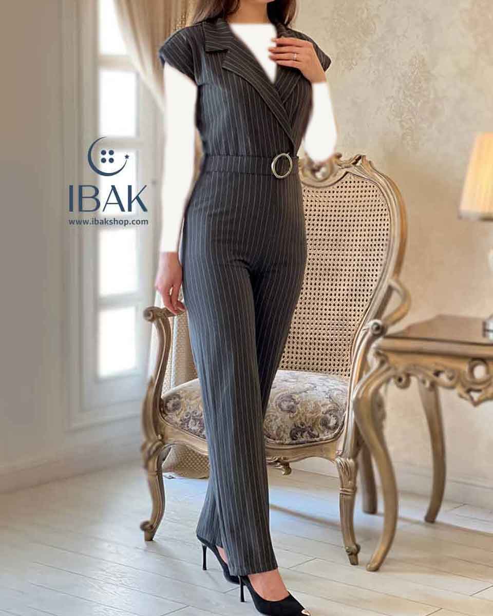 اورال یقه انگلیسی کمردار EXP