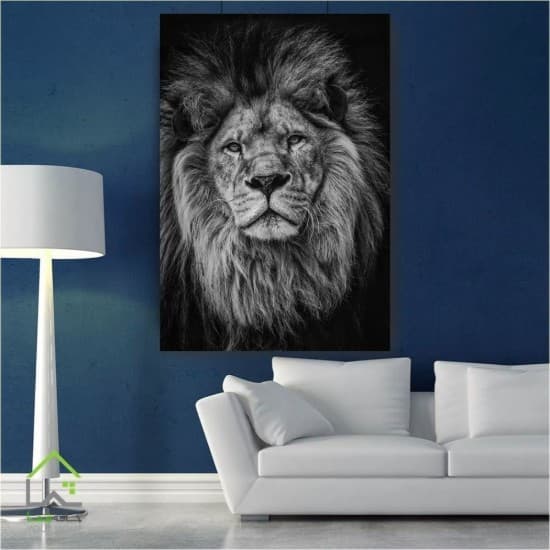 تابلو دیواری طرح شیر