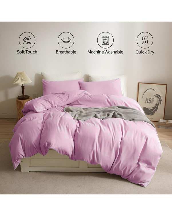 سرویس لحاف روتختی دو نفره 8 تکه عرض 140 مشکی ای اس اف ASF مدل MICRO LADY