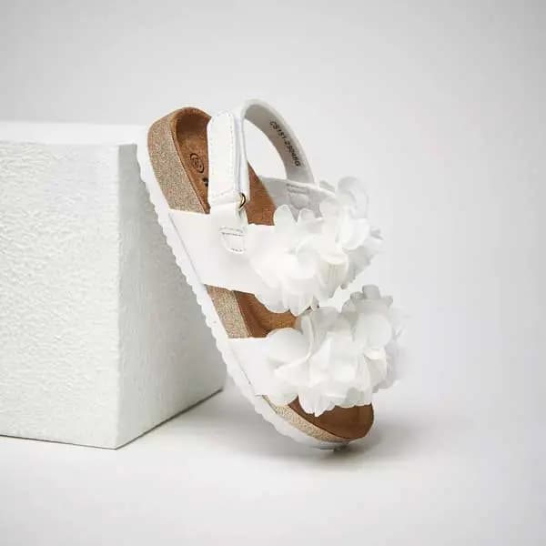 صندل بچه گانه دخترانه برند مکس مدل Floral 3D
