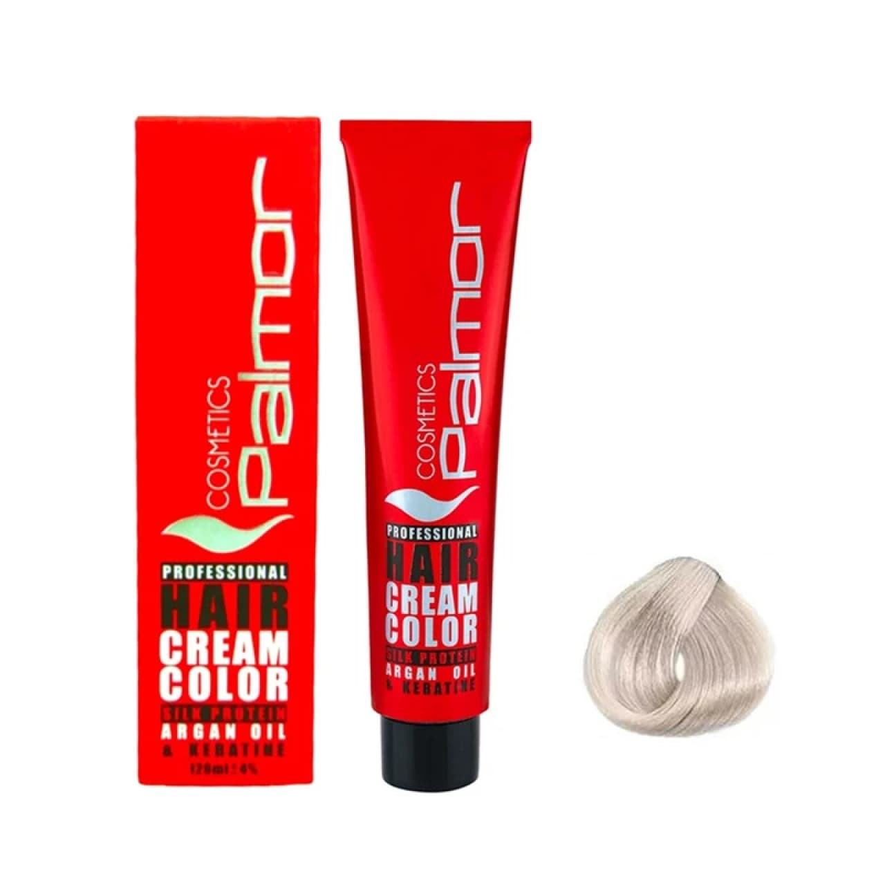 رنگ مو پالمور شماره 13.01 حجم 120 میلی لیتر رنگ بلوند اکسترا سوپر نقرهای