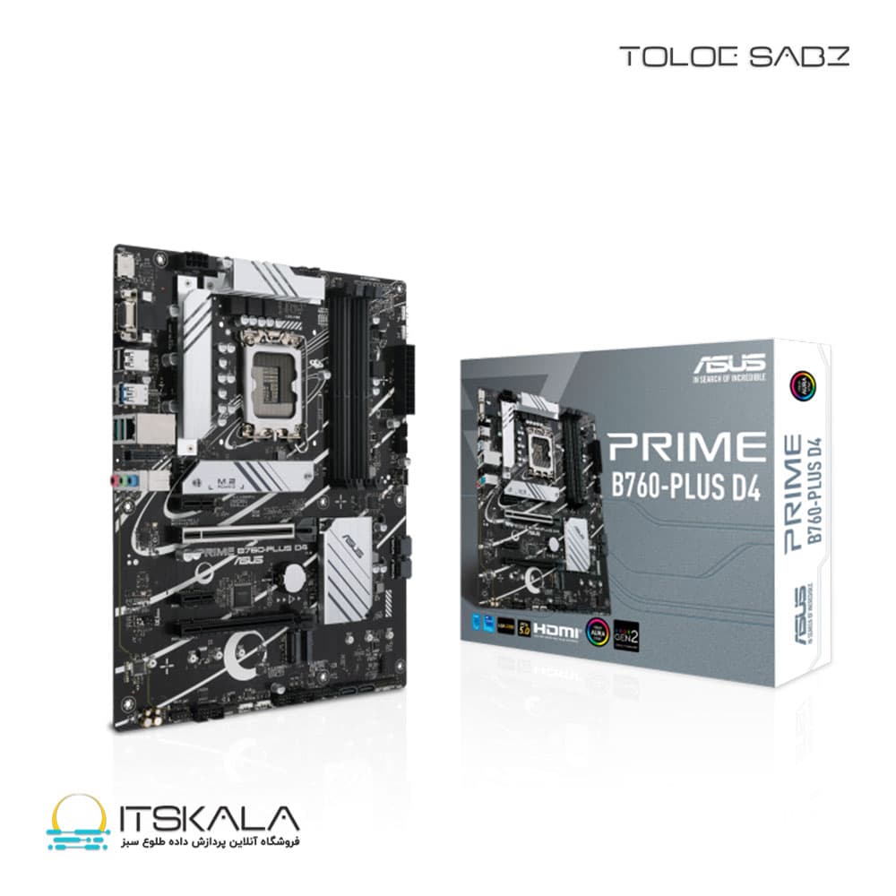 مادربرد ایسوس مدل PRIME B760-PLUS D4